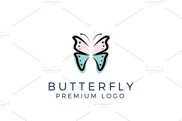 Beauty Premium Butterfly Logo preview 2