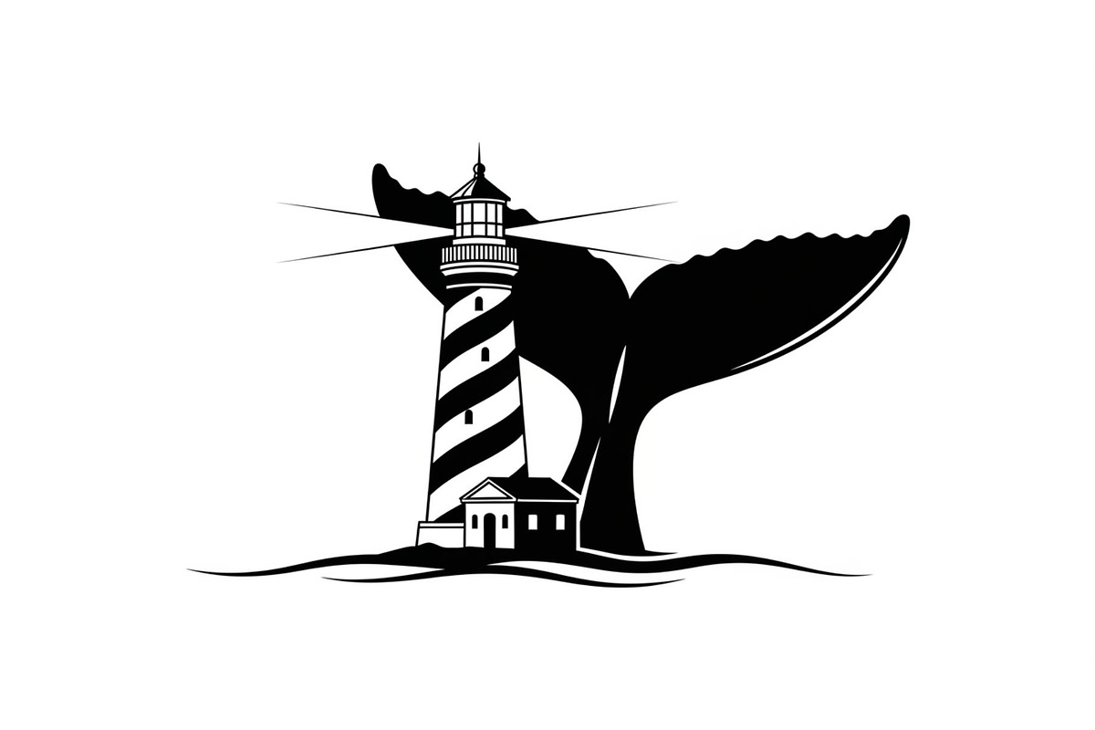 Whale Tail Lighthouse Bundle, an Object Illustration by yasushie (Photo 20 of 31)
