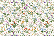Mille-fleurs. Happy Easter, a Decorative Illustration by olga.korneeva (Thumbnail 11 of 15)