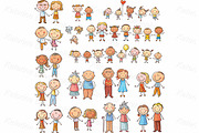 Family members isolated clipart set, a Person Illustration by Bubert Art (Thumbnail 1 of 2)