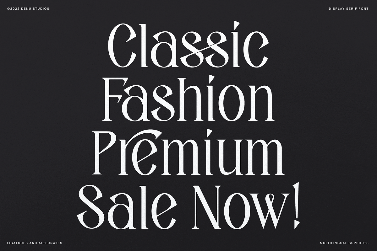 Firorah | Display Serif Font, a Serif Font by Denustudios (Photo 2 of 11)