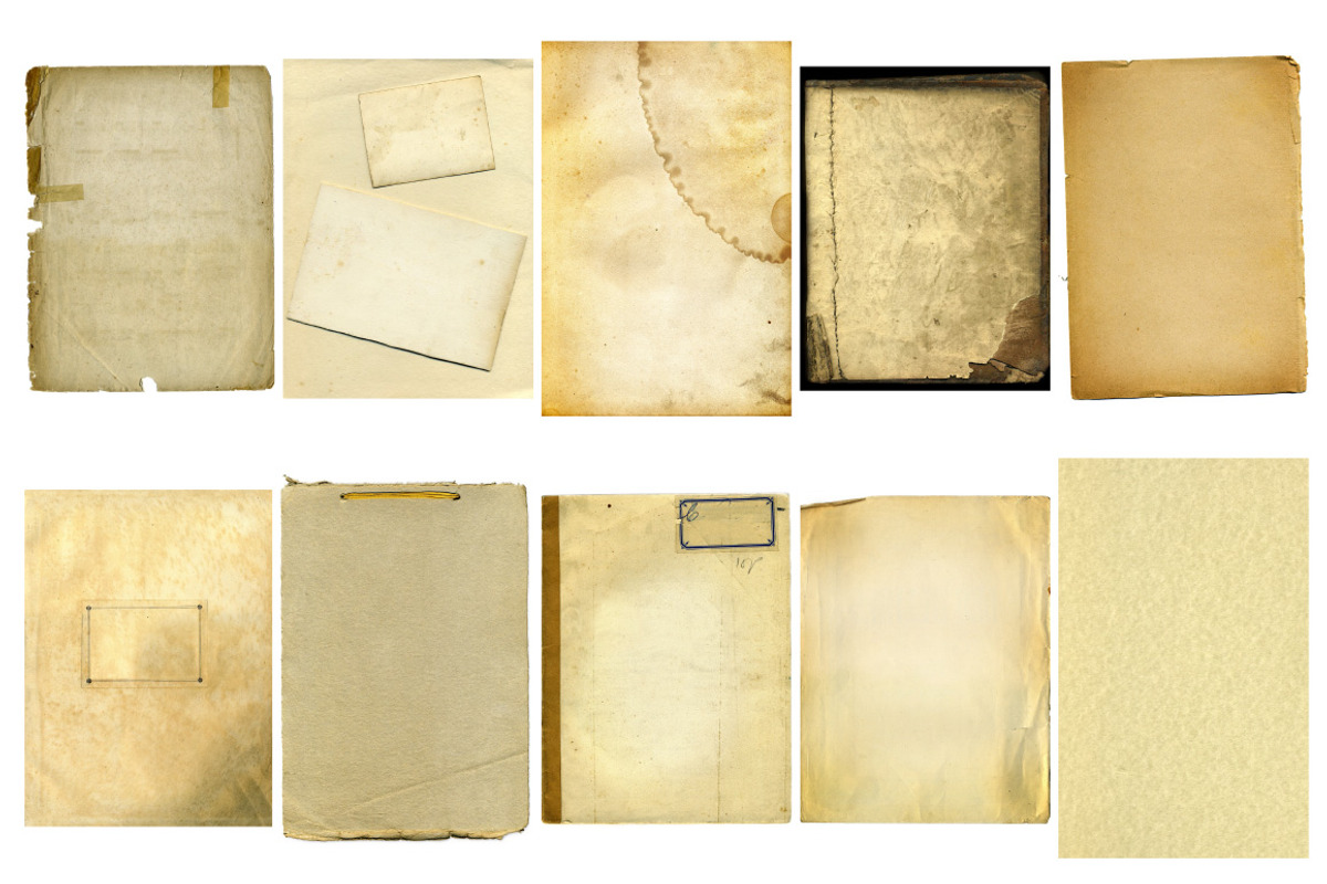 Old Vintage Paper Textures preview 4