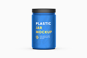 Plastic Jar Mockup, a Packaging Mockup by UnicDesign (Thumbnail 3 of 5)