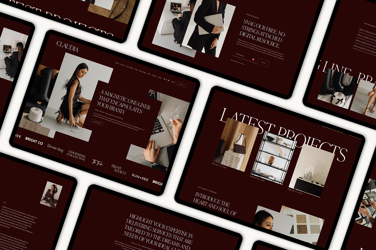 Squarespace Website Template Claudia, a Squarespace Template by Candor Templates (Photo 10 of 16)