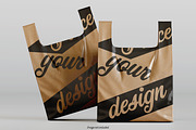 Brown Plastic bag mokcup bundles, a Packaging Mockup by Ambo Ampeng (Thumbnail 13 of 19)