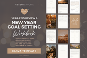 Goal Setting Workbook Template Canva, a Brochure Template by COACHTEMPLATE (Thumbnail 1 of 10)