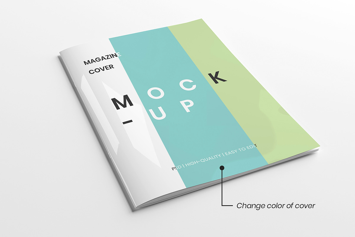 Magazine Cover Mockup, a Books & Magazine Mockup by Graphic Xtreme (Photo 2 of 3)