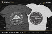 T-Shirt Design Template - 001, an Object Graphic by KENEDIK DESIGN STUDIO (Thumbnail 2 of 7)