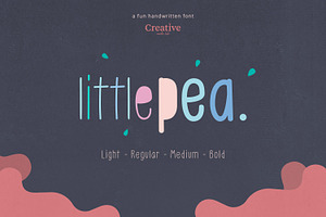 Little Pea - Handwritten Font