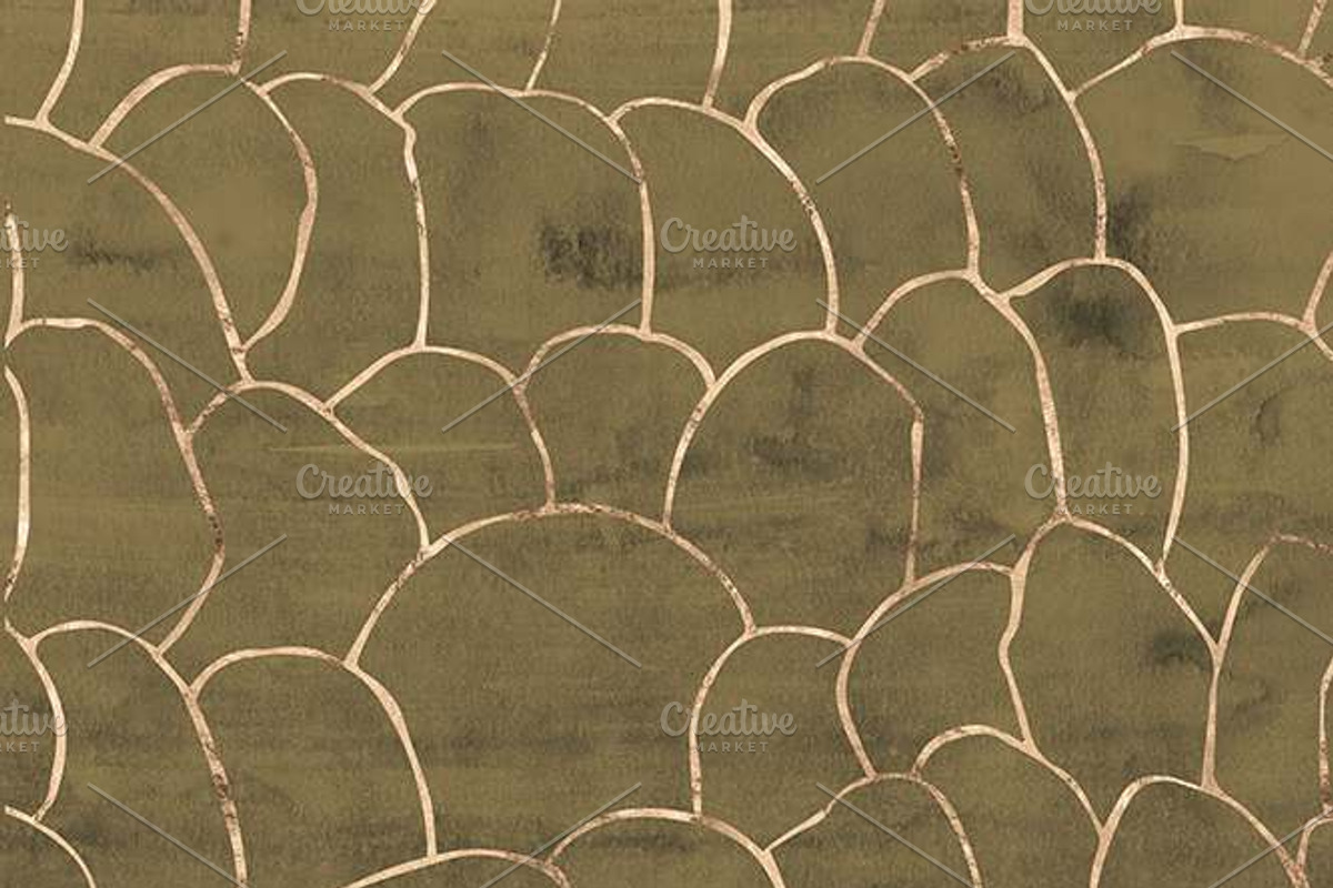 Petrol Emotions Gold Marble & Geodes, a Pattern Graphic by Blixa 6 Studios (Photo 4 of 7)