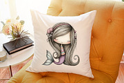 Watercolor Clip Art Mermaid, an Illustration by Sublimation Artist (Thumbnail 6 of 6)
