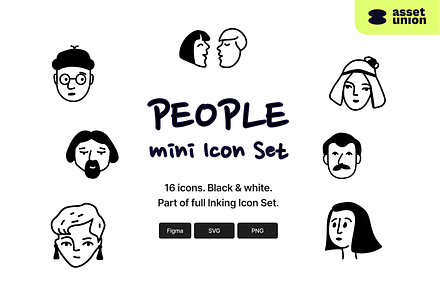 Inking People Icons
