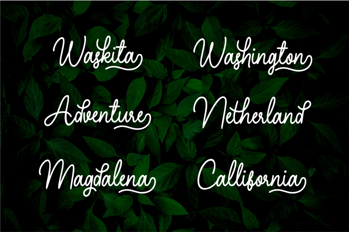 Hearthline - Monoscript Font preview 6