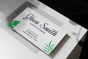 Tropical business card V1