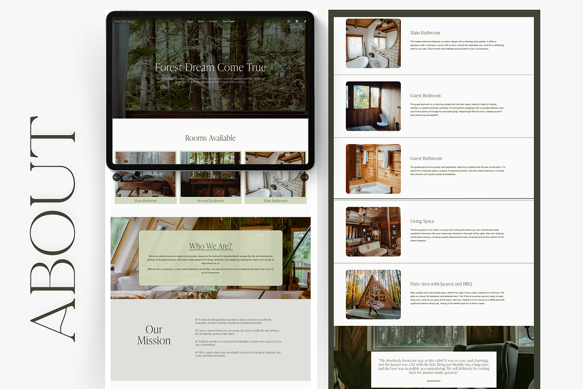 Airbnb Website Squarespace Template, a Squarespace Template by Story Native (Photo 5 of 11)