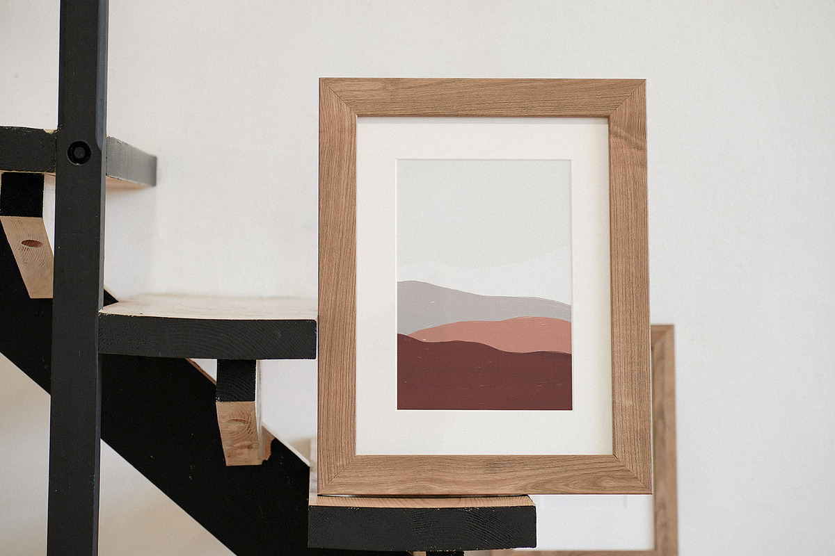 Artwork Wooden Frame Mockup, a Print Template by Artcoast Studio (Photo 7 of 7)
