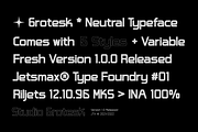 Studio Grotesk - Modern Typeface, a Sans Serif Font by Jetsmax® Studio (Thumbnail 8 of 10)