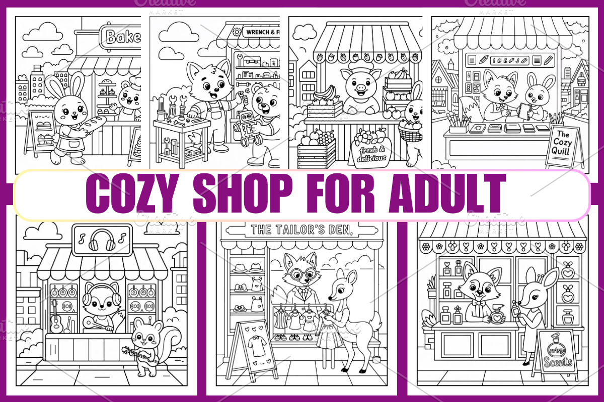 Cozy Shop For Adults, an Animal Illustration by Coco Bloom (Photo 1 of 3)