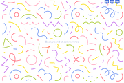 Colorful Line Doodles, Vector Set, a Decorative Illustration by Ilia Design (Thumbnail 3 of 6)