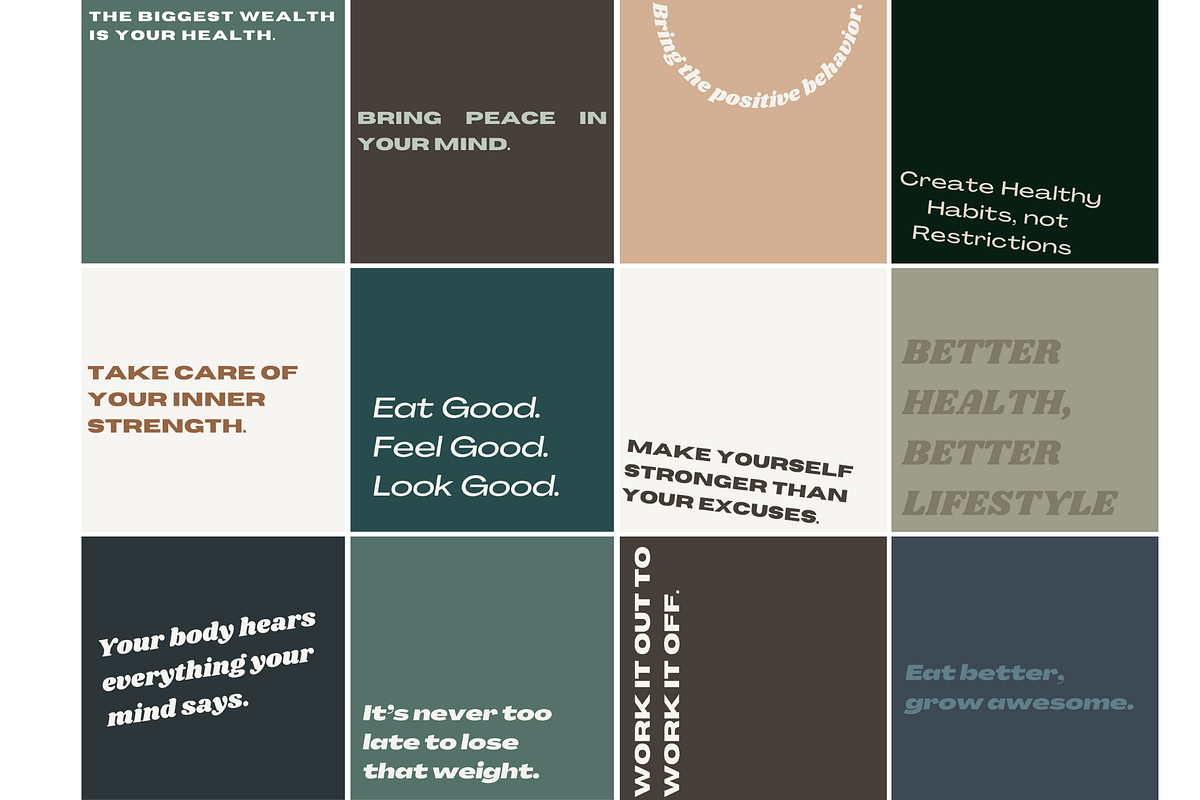 Wellness Canva Instagram Template, a Social Media Template by Social Assumptions (Photo 4 of 6)