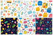 Back to School Digital Paper Bundle, a Pattern Graphic by Designking (Thumbnail 2 of 4)