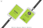 ID Card with Lanyard Mockup, a Product Mockup by SmokyPixels (Thumbnail 3 of 5)