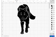 Wolf svg eps png pdf, wolf clipart, an Animal Illustration by Bila Vorona (Thumbnail 6 of 9)