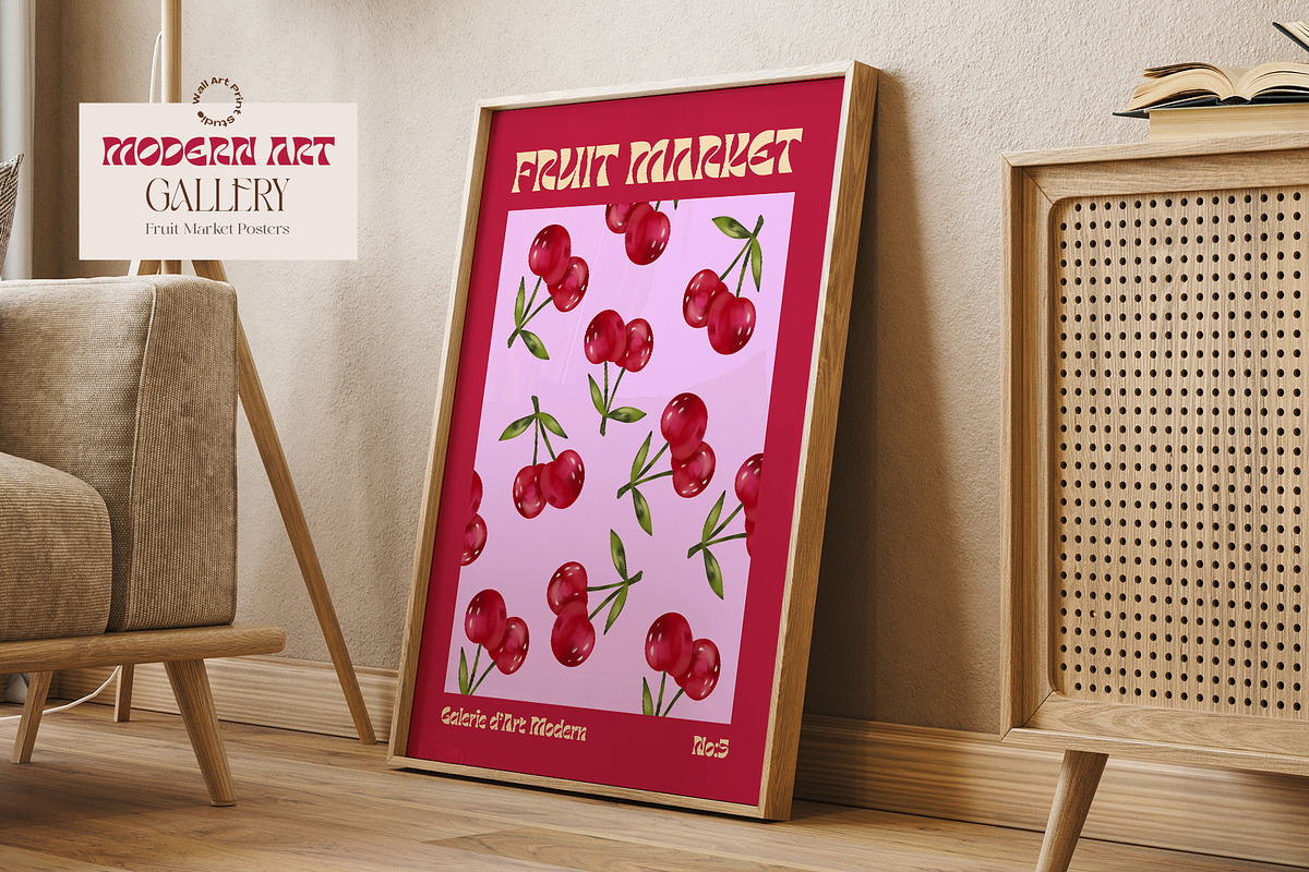 Modern Art Gallery 3, a Graphic by Wall Art Print Studio (Photo 7 of 17)