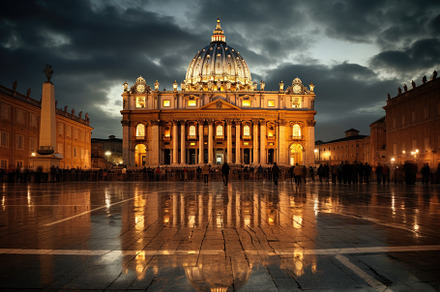 Basilica of Saint Peter in Vatican a, a Photo by Iftikhar Alam