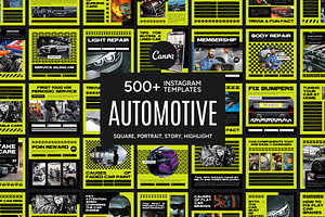 Automotive Green Template