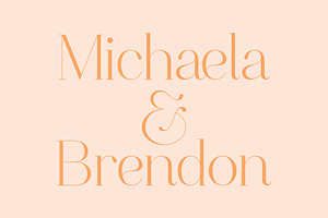 Veronica Chic Serif Display Font