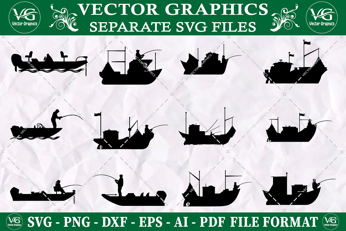 Bass Boat SVG, Bass Fishing Svg, an Illustration by Vector Graphics