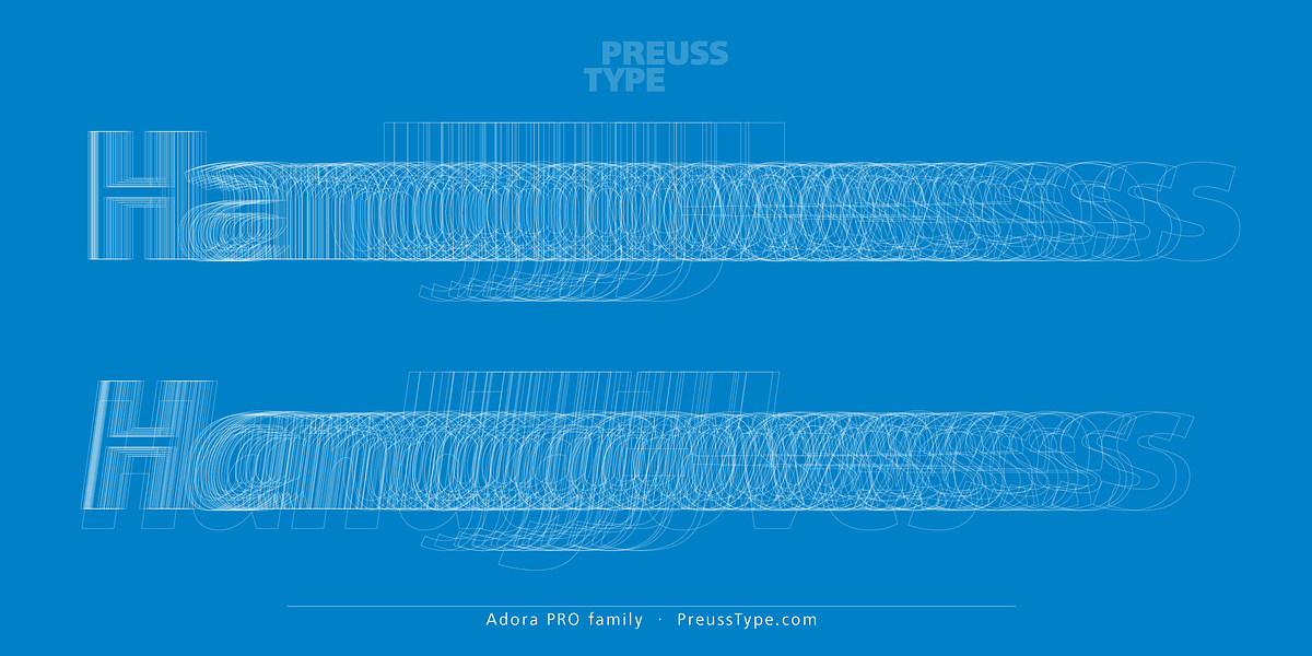 Adora PRO, a Sans Serif Font by preussTYPE (Photo 14 of 40)