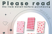 Love Bomb Seamless Pattern Set, a Pattern Graphic by Nansirins Studio (Thumbnail 9 of 9)