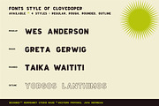 Clovedoper Family - Modern Vintage, a Font by Nurrehmet Studio (Thumbnail 2 of 10)