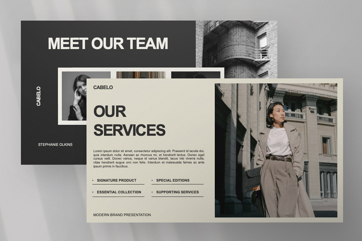 CABELO Modern Brand Keynote, a Presentation Template by Portocraft (Photo 4 of 7)