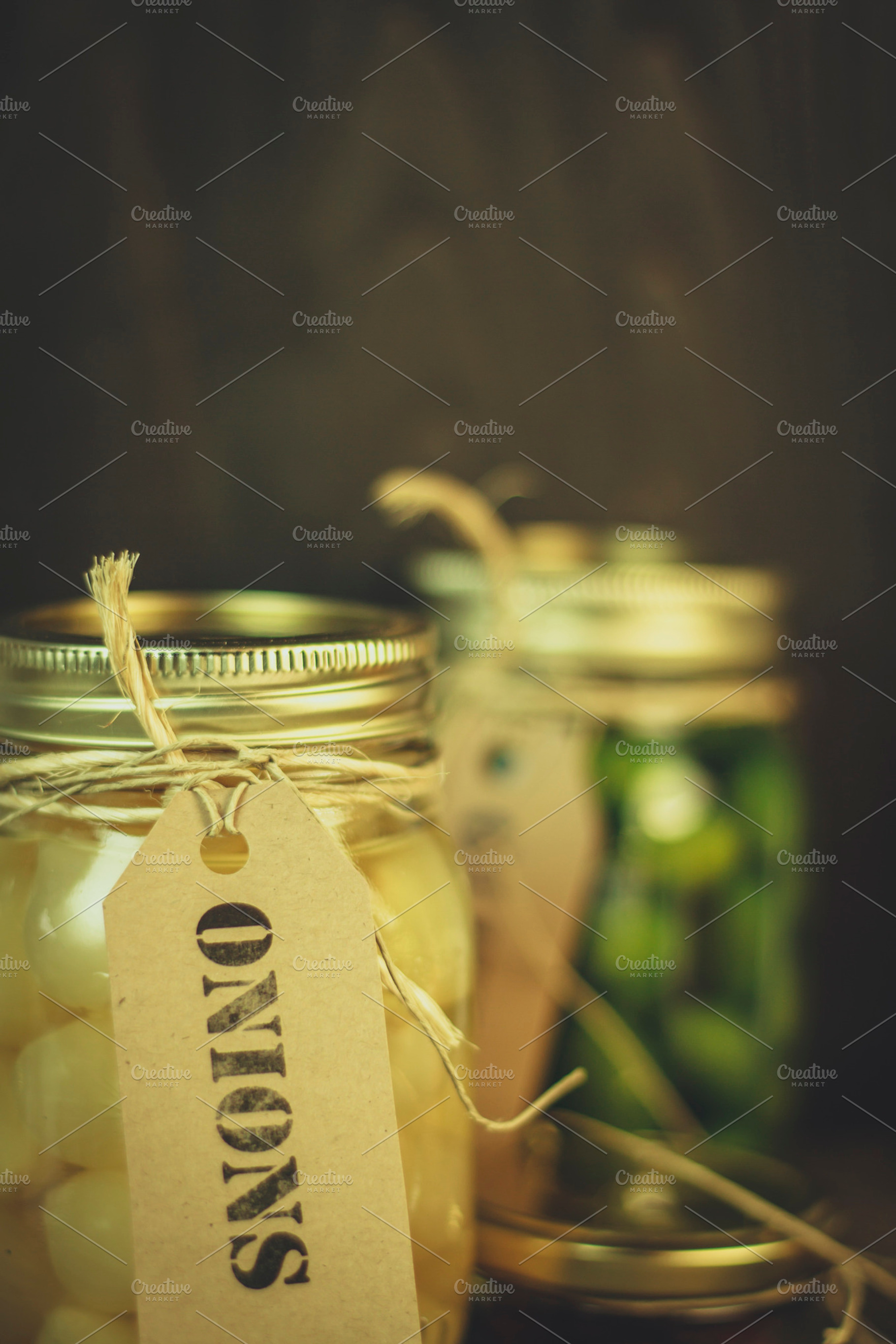 Pickled Onions In Mason Jar