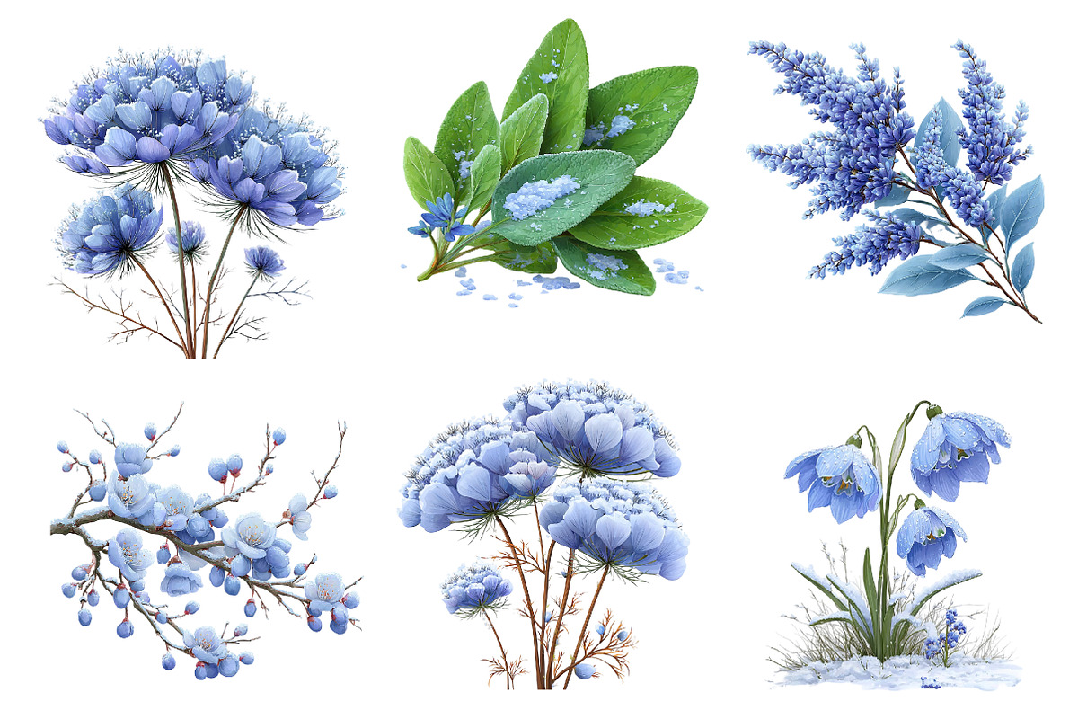 Spring Wildflowers Clipart, an Illustration by Dream Creation (Photo 6 of 6)
