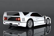 Ferrari F40, a Cars & Vehicle 3D Model by valtriiu (Thumbnail 5 of 12)