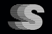 Letter S speed motion lines logo, a Branding & Logo Template by Leksono (Thumbnail 2 of 2)