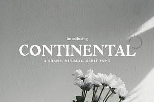 Continental - Sharp Serif