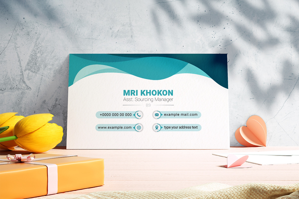 Unique Business Card Design, a Business Card Template by MRI STUDIO (Photo 4 of 10)