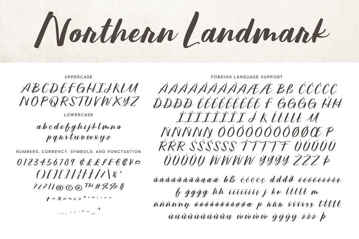 Northern Landmark, a Script Font by Brittney Murphy Design (Photo 2 of 4)