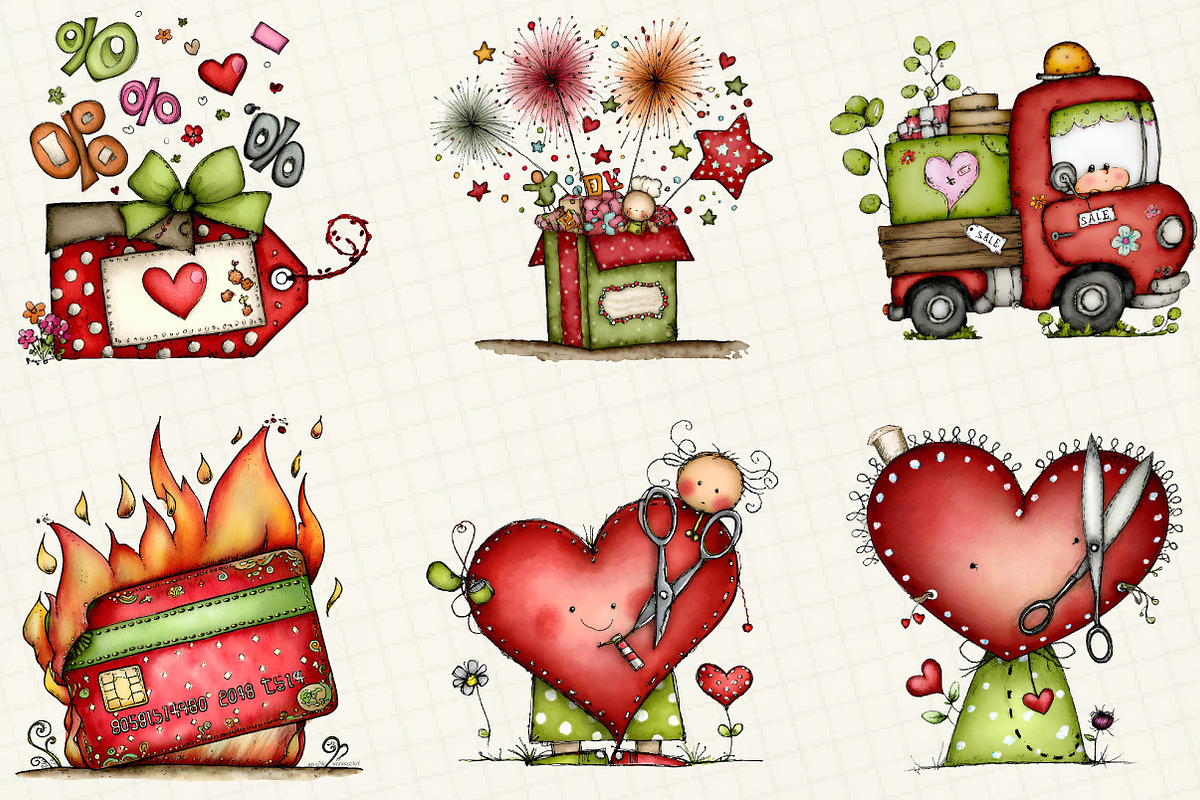 Black Friday Clipart, an Illustration by DreamCafeArt (Photo 2 of 8)