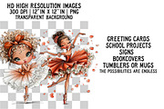 Whimsical Ballerina Girl, an Illustration by Craft Nest (Thumbnail 2 of 6)