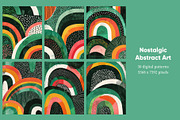 Nostalgic Abstract Art, a Decorative Illustration by Housui Patterns (Thumbnail 6 of 8)