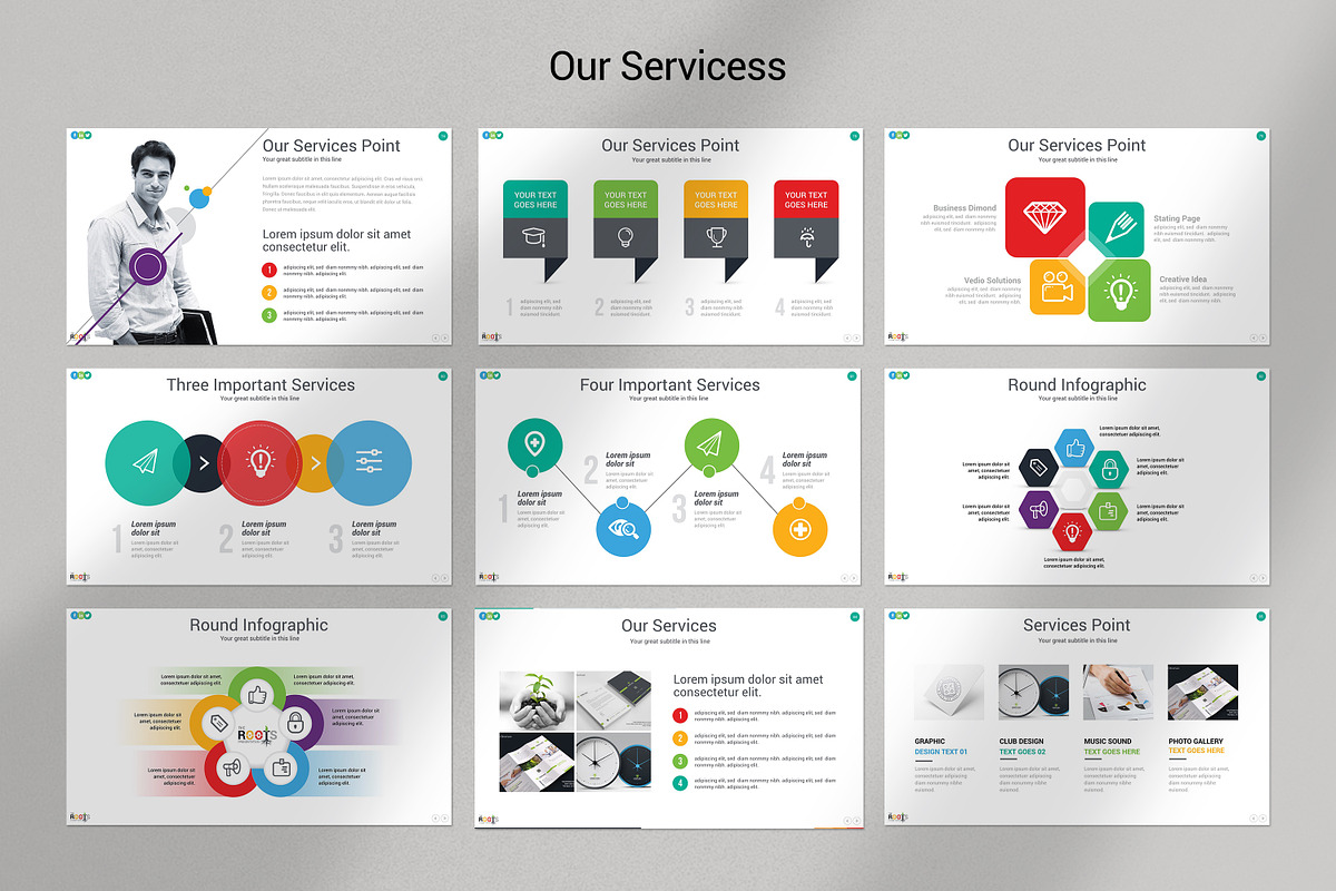 Roots Presentation Template, a Presentation Template by PixWork (Photo 10 of 51)