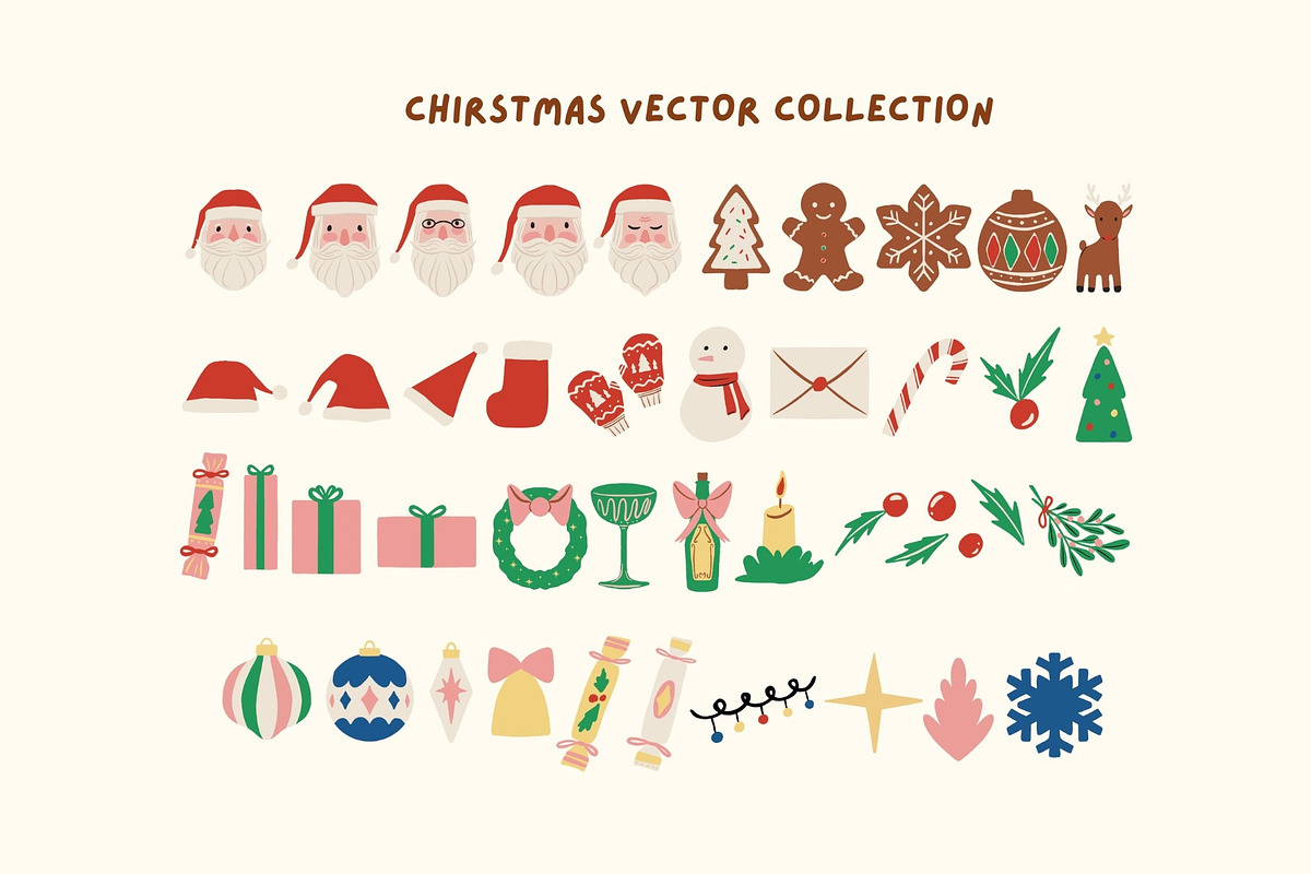 Christmas Whimsical Collection, a Seasonal Illustration by CraftingOnSunday (Photo 2 of 6)