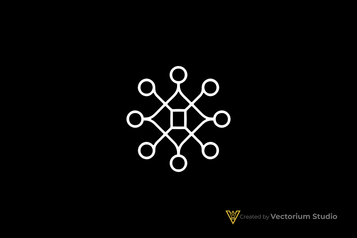 Geometric Network Logo, a Branding & Logo Template by Vectorium Studio (Photo 15 of 16)