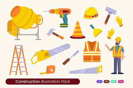 Construction Illustration Pack